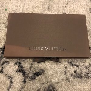 Louis Vuitton gift certificate gift box